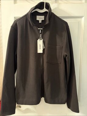 Jason Wu Black Lightweight Zip Shirt Jacket